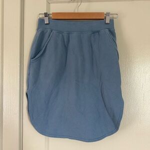 Free people beach skirt blue xs